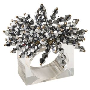 Кольцо для салфеток Brilliant из серебра, комплект из 4 штук