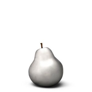 Pear silver plated