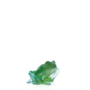 Turquoise frog 6 cm