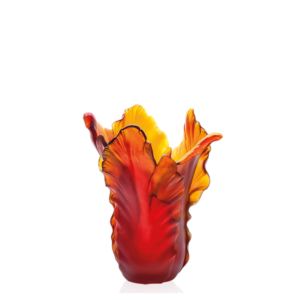 Dark amber Tulipe magnum vase 52,5 cm