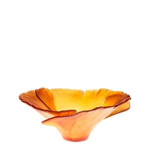 Ginkgo amber Bowl 29 cm
