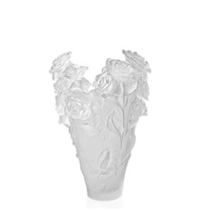 White magnum vase Rose Passion 53 cm