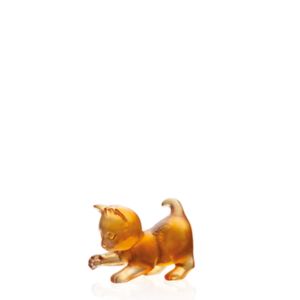Playing amber mini-kitten 5,6 cm