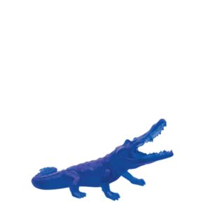 Wild blue Crocodile by Richard Orlinsky 68 cm