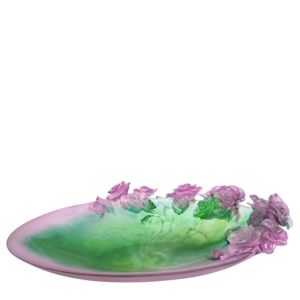 Pink & green magnum bowl Rose Passion 61 cm
