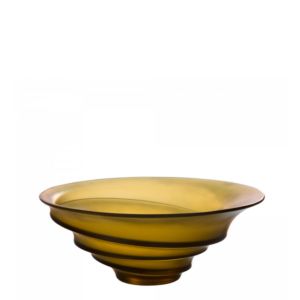 Olive Green Bowl by Christian Ghion 29 cm