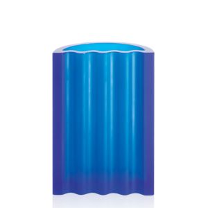 Large Blue Vase Victoria Wilmotte 30 cm