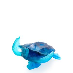 Large blue sea turtle 25 cm