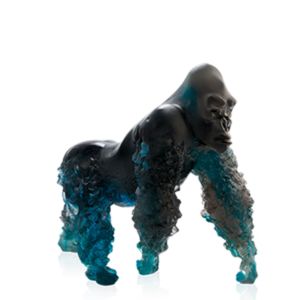 Gorille à dos argenté Bleu Gris by Jean-No