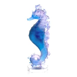 Bleu pink seahorse 39,5 cm
