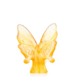 Papillon Jaune-ambre 7 cm