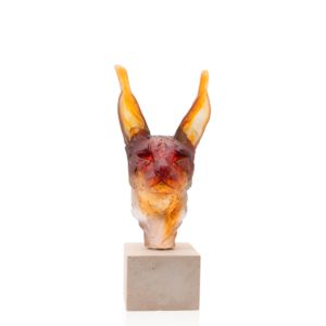 Caracal Head by Isabelle Carabantes 44 cm
