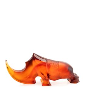 Amber Ongava Rhinoceros by Gé Pellini 35 cm