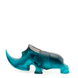 Blue Ongava Rhinoceros by Gé Pellini 35 cm