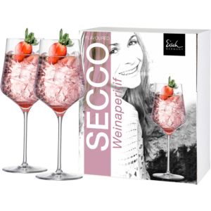 Wein-Aperitif-Glas Secco Flavoured - 2 Stück im Geschenkkarton mit Gravur