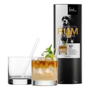 Rum cocktail glass set in gift tube Secco Flavoured