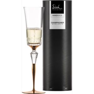 Champagne glass CHAMPAGNER EXCLUSIVE copper in gift tube