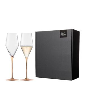 Champagne glasses Ravi Gold 260 ml - 2 pieces in gift box