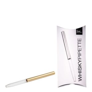 Whisky pipette gold gentleman in gift box