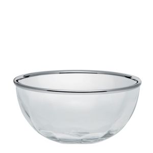 Glass bowl with rim 30 cm