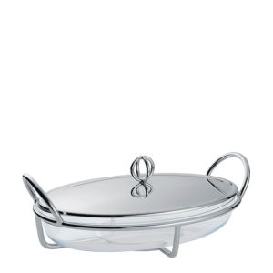 Oval gratin dish with cover 39 cm
