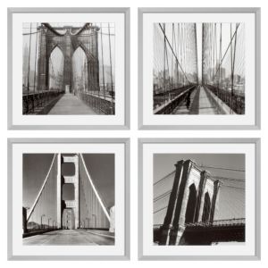 Prints New York Bridges set of 4