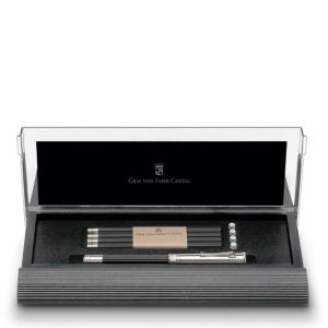 Desk set with platinium-plated Perfect Pencil