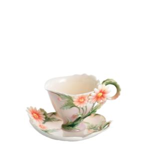 Daisy cup/saucer set