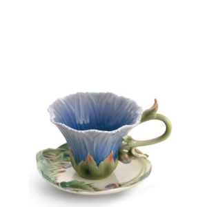Chrysanthemum cup/saucer set