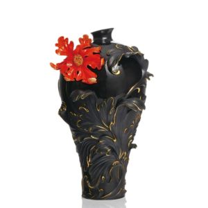 Baroque red lily vase 41 cm (LE 2000)