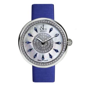 Brilliant One Row Icy Blue Sapphires 38mm