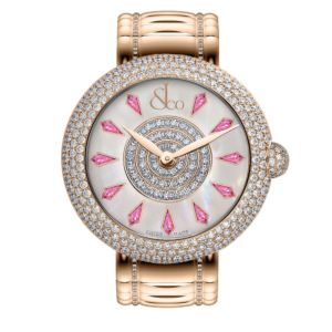 Brilliant Half Pave Rose Gold Couture 38mm