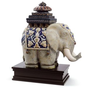 Siamesischer Elefant Skulptur. Limitierte Auflage