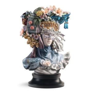 Venetian Fantasy woman Sculpture. Limited Edition