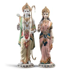 Rama und Sita-Skulptur. Limitierte Auflage