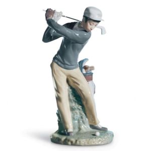 Golfer Mann Figur
