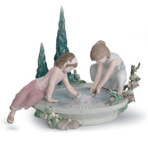 Petals in The Pond Children Figurine