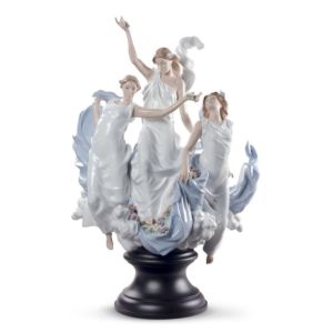 Celebration of Spring Women Sculpture. Limited Edition
