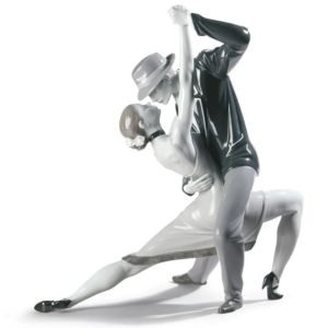 Leidenschaftliches Tango-Paar Figur. Limitierte Auflage