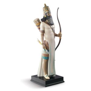 Assyrischer Bogenschütze Skulptur. Limitierte Auflage