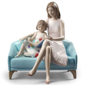 Our Reading Moment Mother Figurine