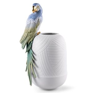 Macaw Vogel Vase
