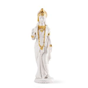 Sita Sculpture. Golden Luster