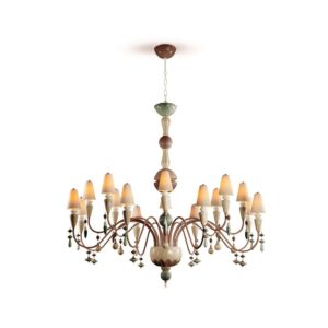 Ivy and Seed 16 Lights Chandelier. Large Flat Model. Spices (CE/UK/CCC)