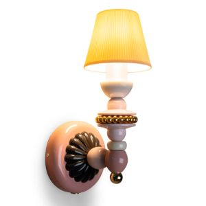 Firefly Wall Sconce. Pink and gold.(CE/UK/CCC)