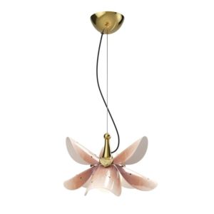 Blossom Hanging Lamp. Pink and Golden Luster. (CE/UK/CCC)