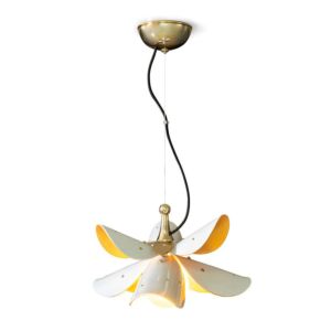Blossom Hanging Lamp. White-Gold (CE/UK/CCC)