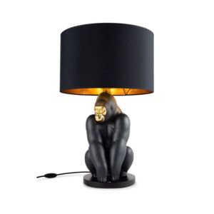Gorilla lamp. Black-gold  (CE)