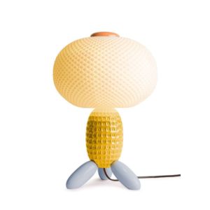 Soft Blown Table lamp. Yellow (CE)