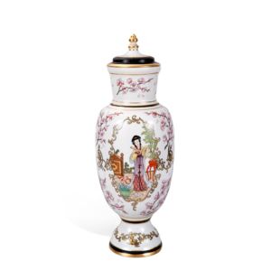 Vase with "Three Asian Ladies" 39 cm